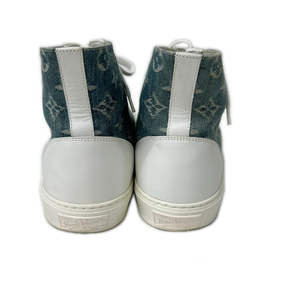 Louis Vuitton Tattoo Line Monogram Denim High Cut Sneakers — view 2