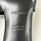 Hermes Gigi 50 Kelly Buckle Leather Sandals — view 7