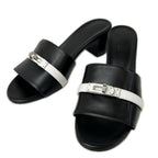 Hermes Gigi 50 Kelly Buckle Leather Sandals