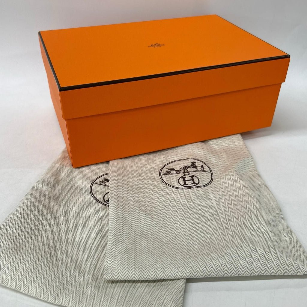 Hermes Gigi 50 Kelly Buckle Leather Sandals — view 8
