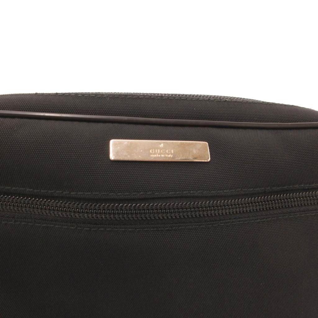 Gucci Clutch Second Canvas Logo Plate Black — view 7