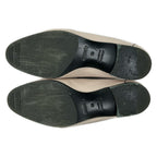 Hermes Loafers 38 Moccasins Paris Light Pink Silver Leather — view 4