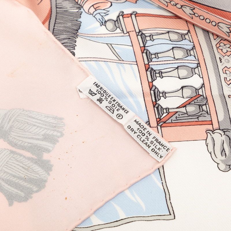 Hermes Carre 90 Queen Coronation Vue du Carrosse de la Galere la Reale Scarf — view 4