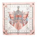 Hermes Carre 90 Queen Coronation Vue du Carrosse de la Galere la Reale Scarf