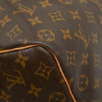 Louis Vuitton Monogram Keepall Bandouliere 50 Boston Bag 2-Way Brown Leather — view 5