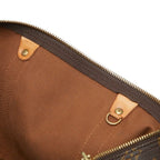 Louis Vuitton Monogram Keepall Bandouliere 50 Boston Bag 2-Way Brown Leather — view 9