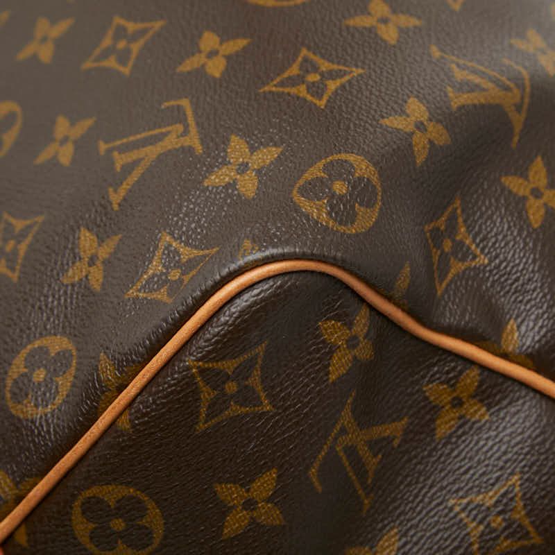 Louis Vuitton Monogram Keepall Bandouliere 50 Boston Bag 2-Way Brown Leather — view 6
