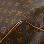 Louis Vuitton Monogram Keepall Bandouliere 50 Boston Bag 2-Way Brown Leather — view 6