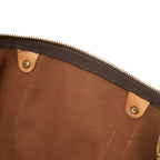 Louis Vuitton Monogram Keepall Bandouliere 50 Boston Bag 2-Way Brown Leather — view 8