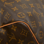 Louis Vuitton Monogram Keepall Bandouliere 50 Boston Bag 2-Way Brown Leather — view 7