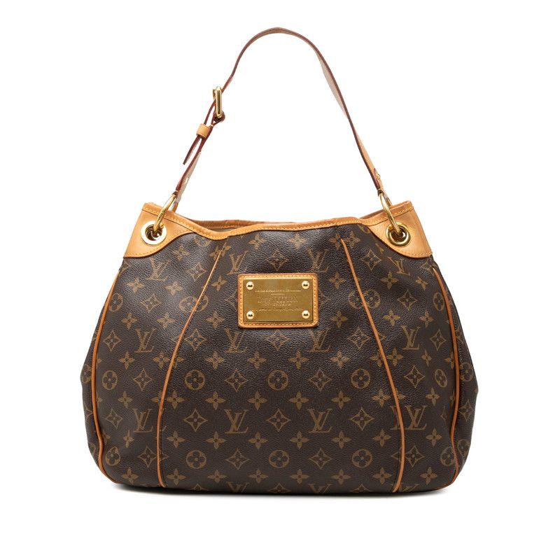 Louis Vuitton Monogram Galleria PM Shoulder Bag Brown Leather