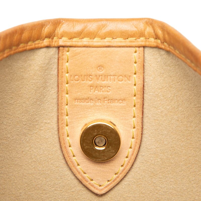 Louis Vuitton Monogram Galleria PM Shoulder Bag Brown Leather — view 5
