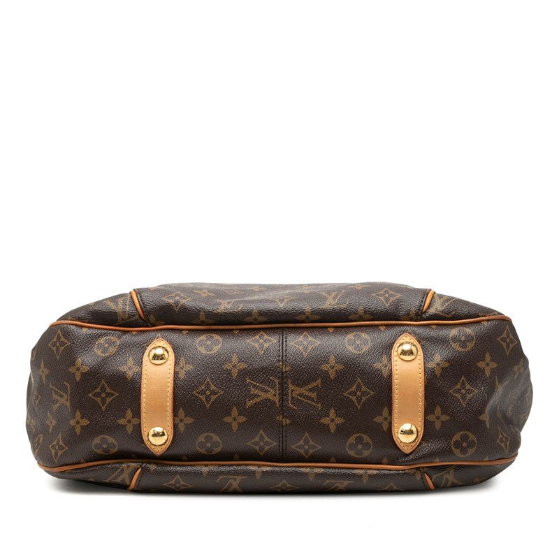 Louis Vuitton Monogram Galleria PM Shoulder Bag Brown Leather — view 3