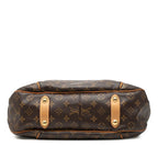 Louis Vuitton Monogram Galleria PM Shoulder Bag Brown Leather — view 3