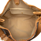 Louis Vuitton Monogram Galleria PM Shoulder Bag Brown Leather — view 4