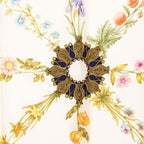 Hermes Carre 90 Arabesques Scarf White Multicolor Silk — view 2