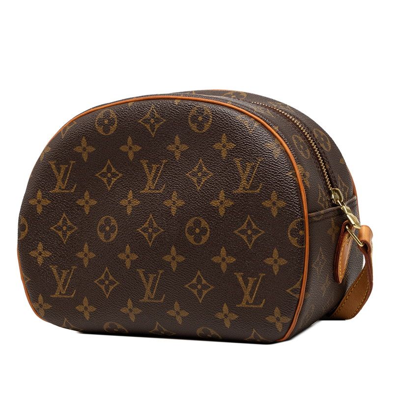 Louis Vuitton Monogram Blois Crossbody Shoulder Bag Brown Leather — view 2