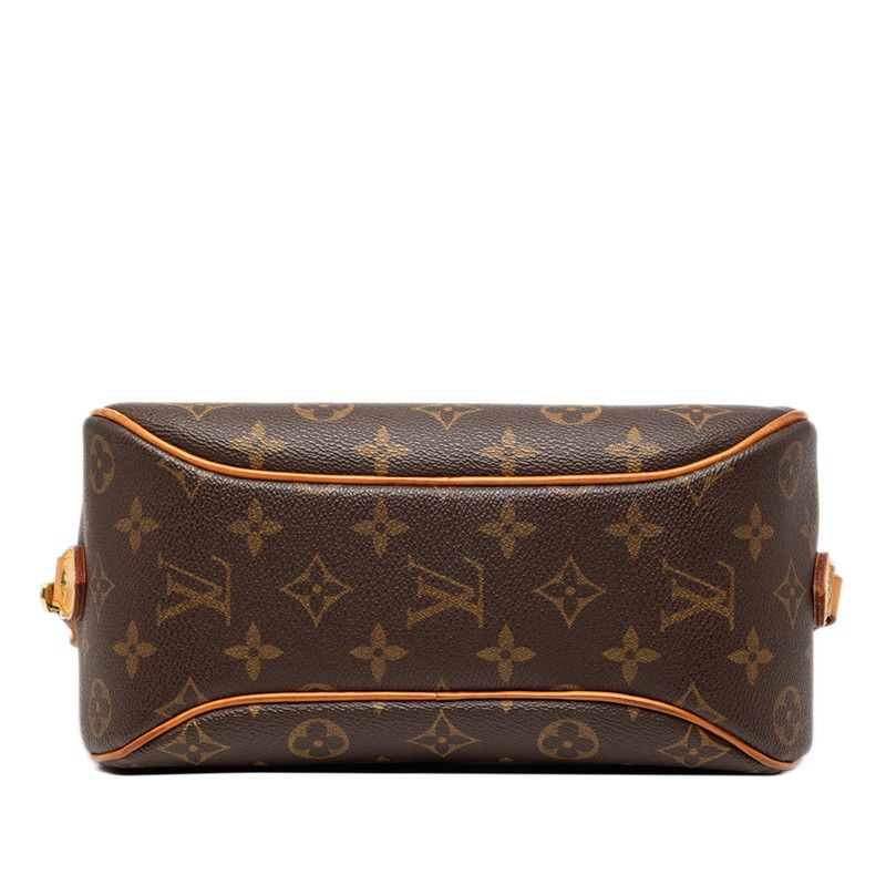 Louis Vuitton Monogram Blois Crossbody Shoulder Bag Brown Leather — view 3