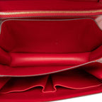 Celine Classic Box Crossbody Shoulder Bag Red Leather — view 4