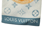 Louis Vuitton Bandeau Merveilles Scarf Blue Silk — view 3