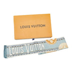 Louis Vuitton Bandeau Merveilles Scarf Blue Silk — view 6
