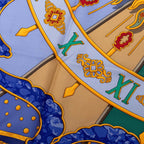 Hermes Carre 90 Carpe Diem Enjoy Your Day Scarf Silk — view 4