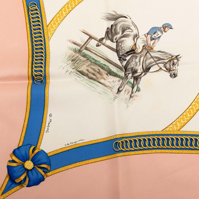Hermes Carre 90 Ecole Francaise D'equitation French National Riding School — view 7