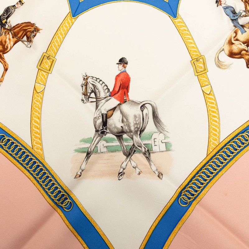 Hermes Carre 90 Ecole Francaise D'equitation French National Riding School — view 6