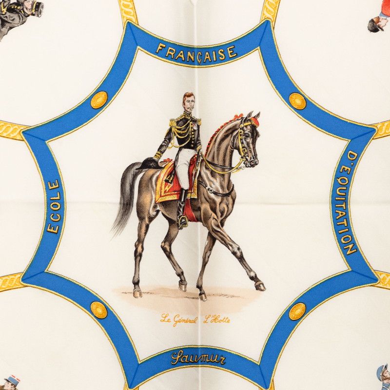 Hermes Carre 90 Ecole Francaise D'equitation French National Riding School — view 2