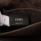 Fendi Mini Canai Chain Shoulder Bag Silver Leather — view 5