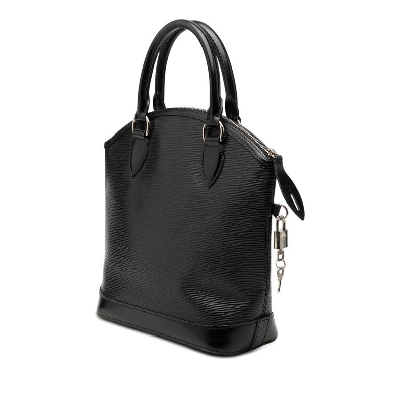 Louis Vuitton Epi Lockit PM Handbag Noir Black Leather — view 2