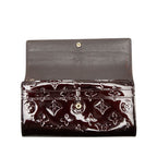 Louis Vuitton Monogram Vernis Portefeuille Sarah Wallet Amarante Patent Leather — view 4