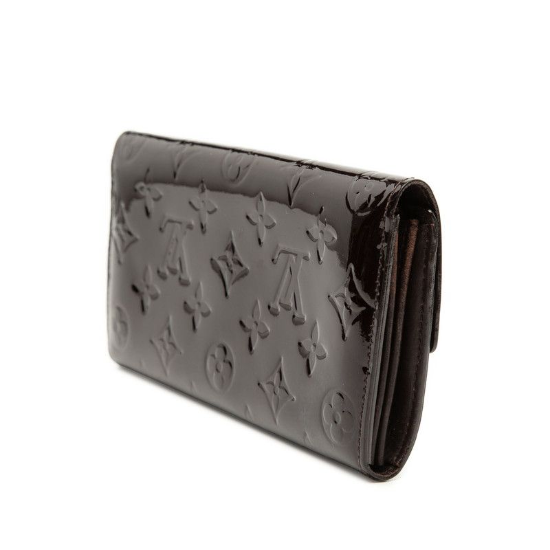 Louis Vuitton Monogram Vernis Portefeuille Sarah Wallet Amarante Patent Leather — view 2