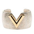 Louis Vuitton Calf Essential Colorama Bracelet Bangle S Silver Gold Metal