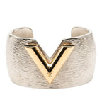 Louis Vuitton Calf Essential Colorama Bracelet Bangle S Silver Gold Metal