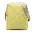 Louis Vuitton Damier Jean Weatherly LV Cup Crossbody Shoulder Bag Yellow Canvas