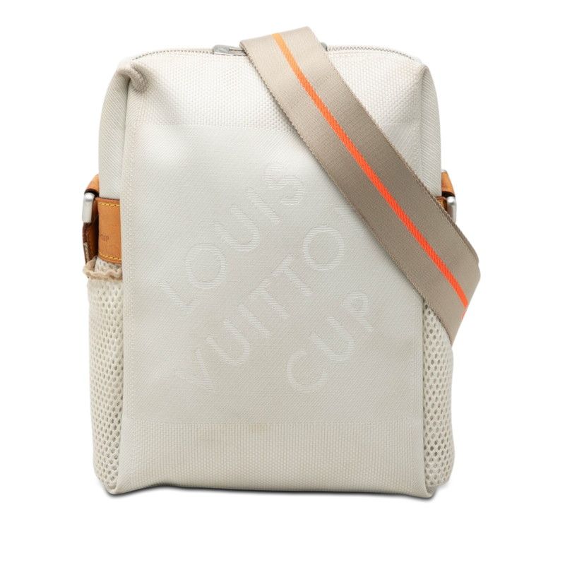 Louis Vuitton Damier Jean Weatherly LV Cup Crossbody Shoulder Bag White Canvas