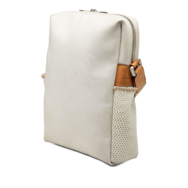 Louis Vuitton Damier Jean Weatherly LV Cup Crossbody Shoulder Bag White Canvas — view 2