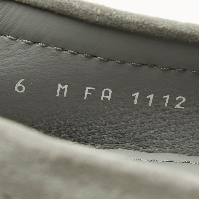 Louis Vuitton Monte Carlo Loafers Driving Shoes Gray Suede — view 7