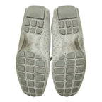 Louis Vuitton Monte Carlo Loafers Driving Shoes Gray Suede — view 5