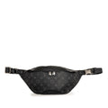 Louis Vuitton Monogram Eclipse Discovery Bum Bag Black Leather