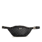 Louis Vuitton Monogram Eclipse Discovery Bum Bag Black Leather