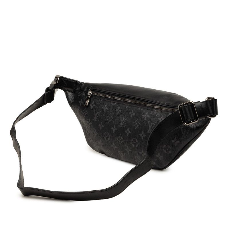 Louis Vuitton Monogram Eclipse Discovery Bum Bag Black Leather — view 3