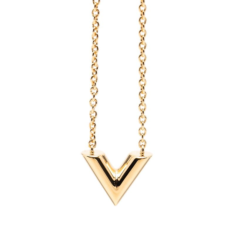 Louis Vuitton Essential Chain Pendant Gold Plated — view 2