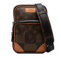 Louis Vuitton Damier Giant Amazon Sling Bag Crossbody Brown Black Leather