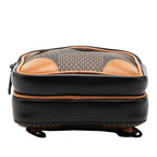 Louis Vuitton Damier Giant Amazon Sling Bag Crossbody Brown Black Leather — view 3