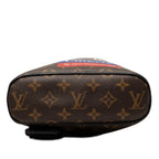 Louis Vuitton Monogram Chalk Sling Bag Brown Multicolor Leather — view 3