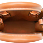 Celine Triomphe Vertical Cover Mini 2-Way Shoulder Bag Brown Leather — view 5
