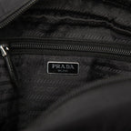 Prada Pouch Black Nylon Leather — view 5