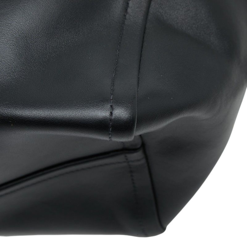 Prada Tote Shoulder Bag Black Leather — view 6